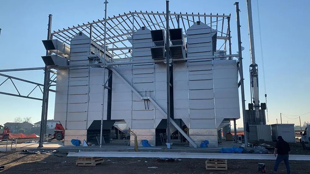 Порционные зерносушилки